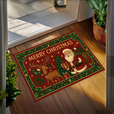 Santa Claus Mat Suitable for Home Entrance