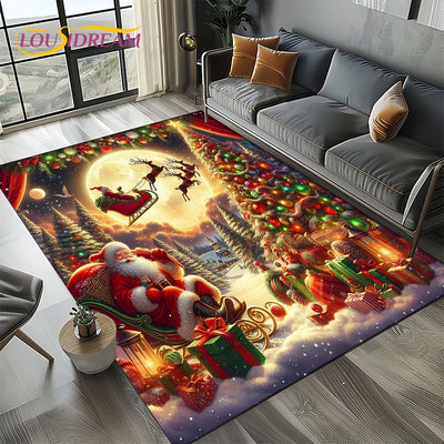 Santa Claus Carpet Rug