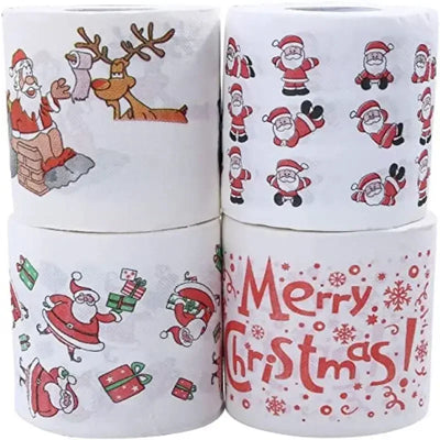 Santa Claus Xmas Tissue Roll