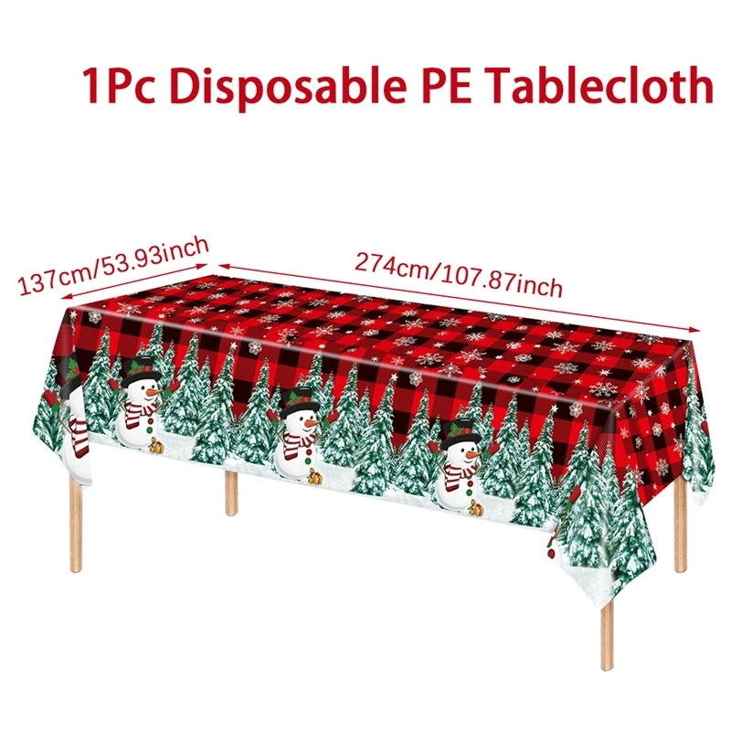 Xmas Snowflake Table Cloth