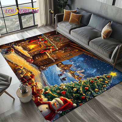 Santa Claus Carpet Rug