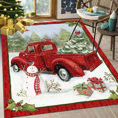 Santa Claus Christmas Big Rug