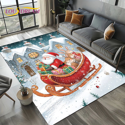 Santa Claus Carpet Rug