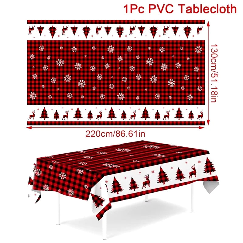 Xmas Snowflake Table Cloth