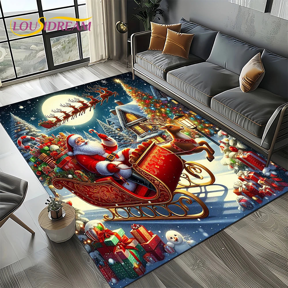 Santa Claus Carpet Rug