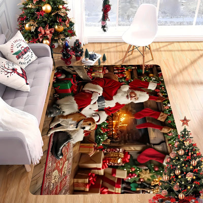 Santa Claus Christmas Rug