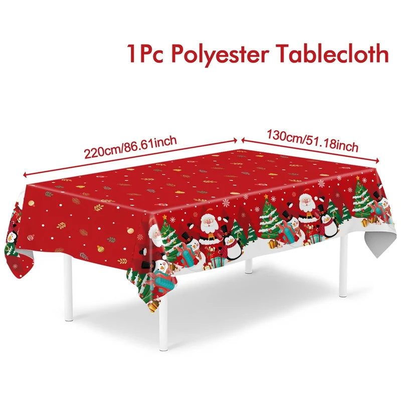 Christmas Santa Claus Tablecloth