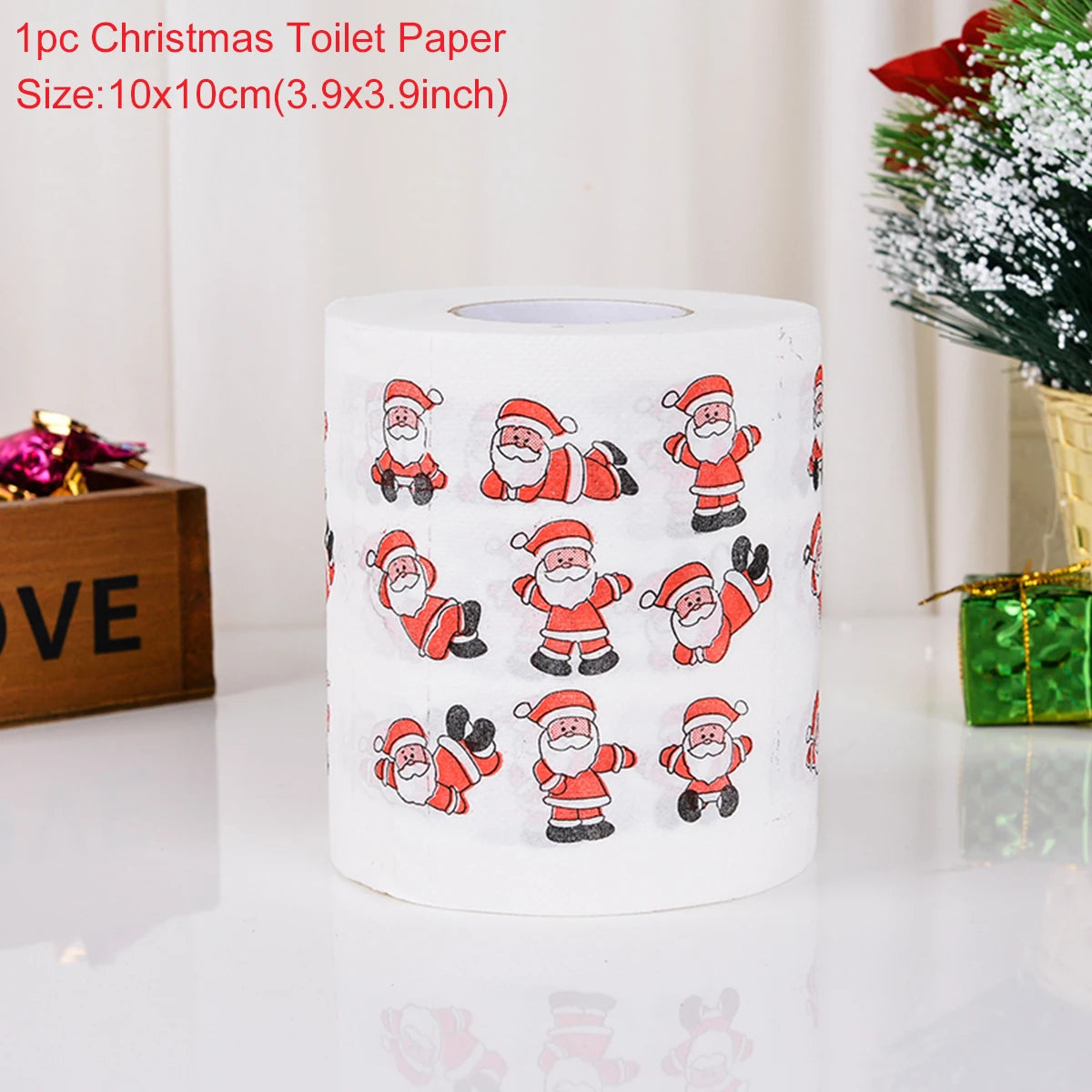 Santa Claus Bath Roll Paper