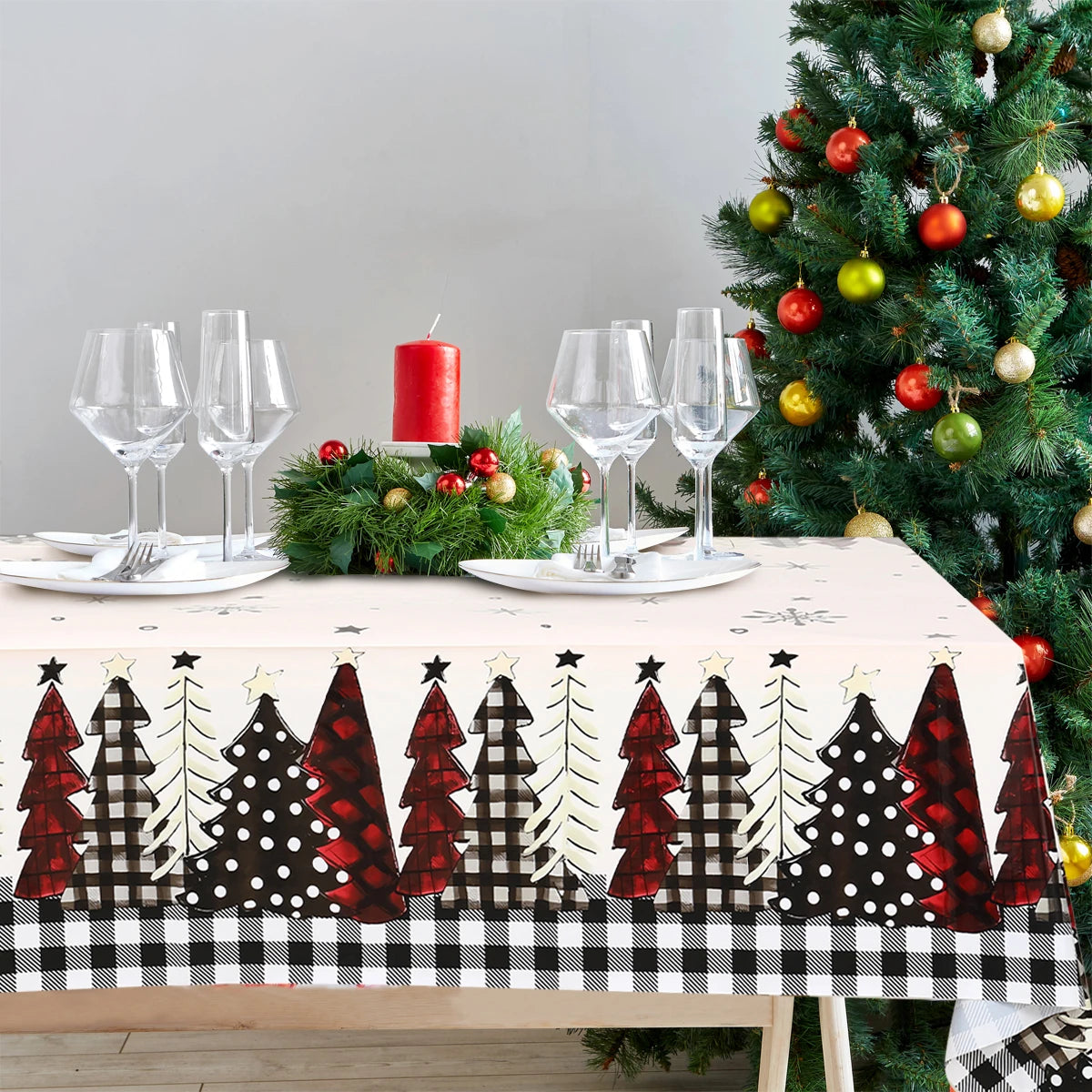 Xmas Snowflake Table Cloth
