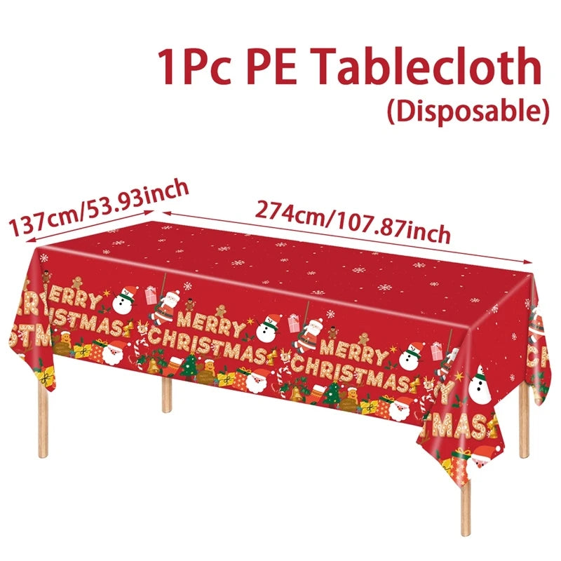 Xmas Snowflake Table Cloth