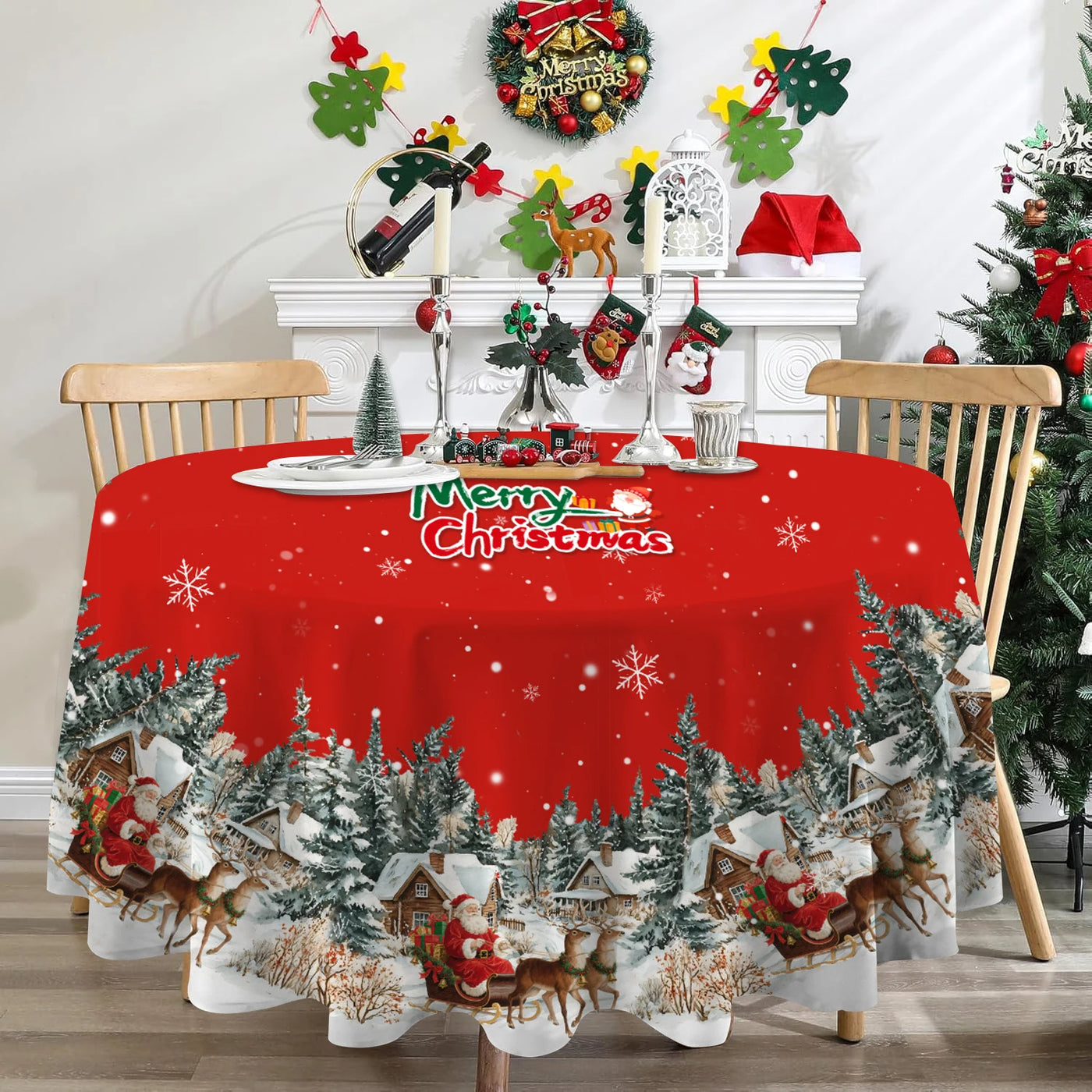 Christmas Santa Claus Tablecloth
