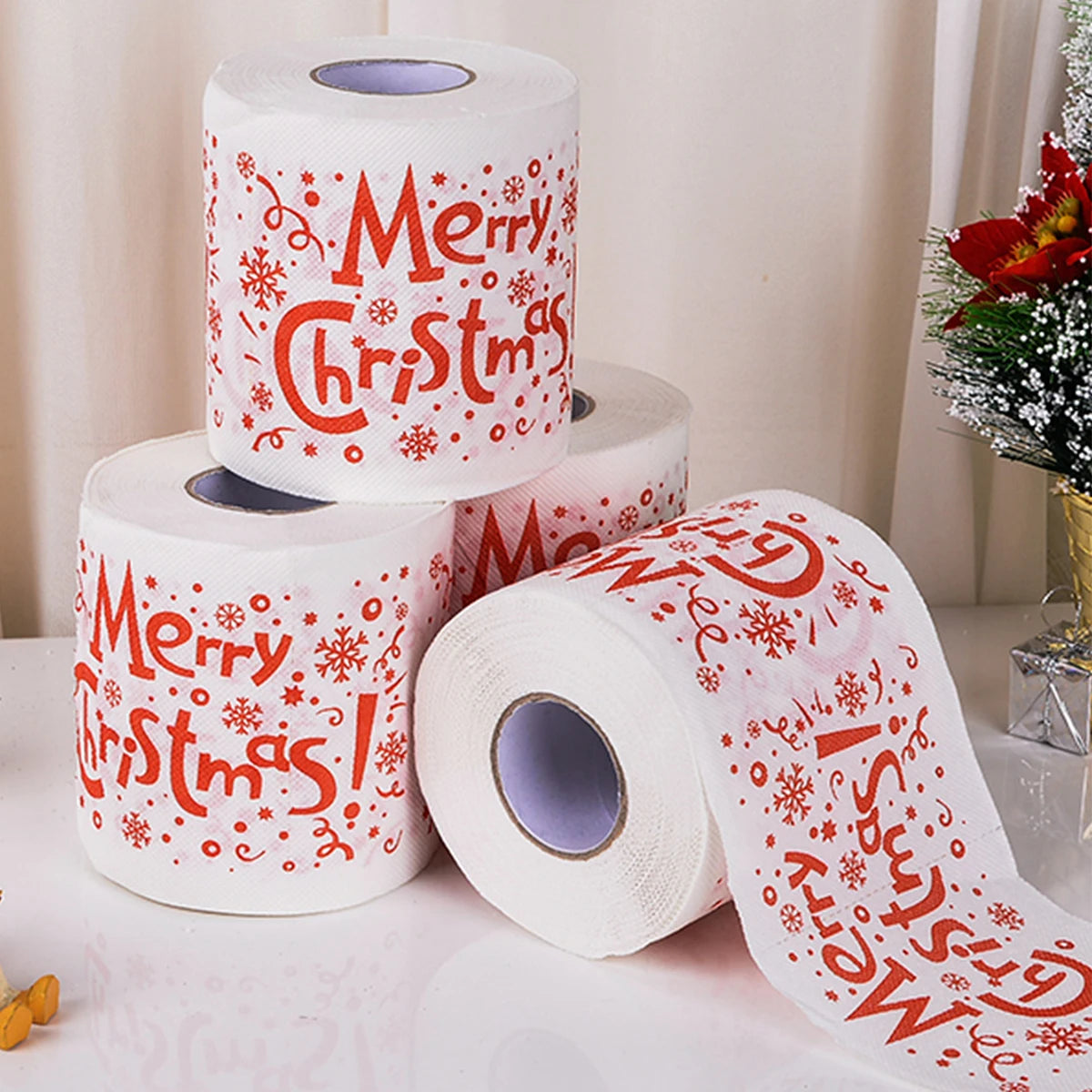 Santa Claus Bath Roll Paper