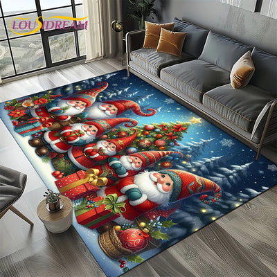 Santa Claus Carpet Rug