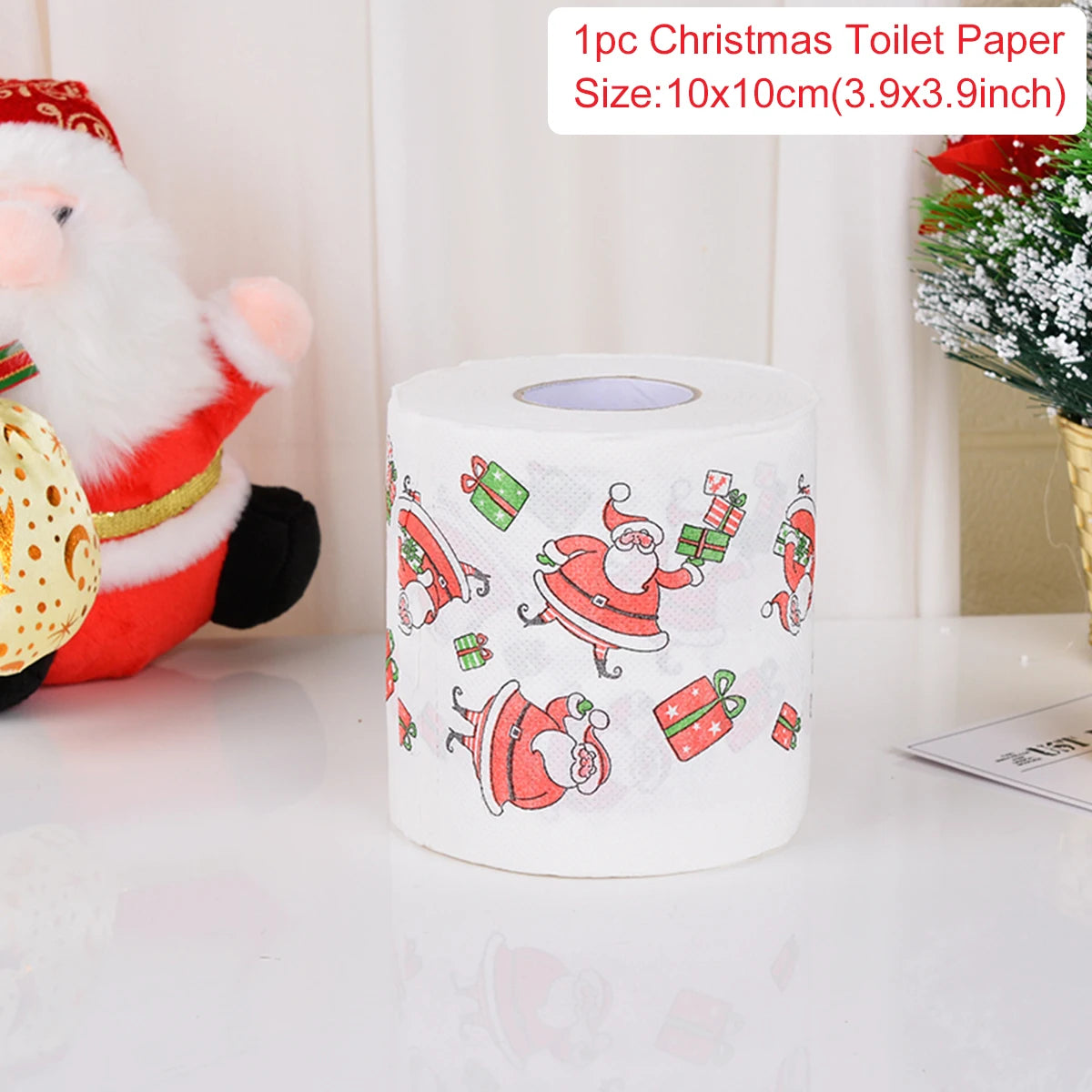 Santa Claus Bath Roll Paper