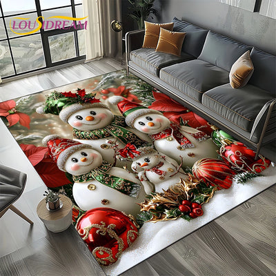 Santa Claus Carpet Rug