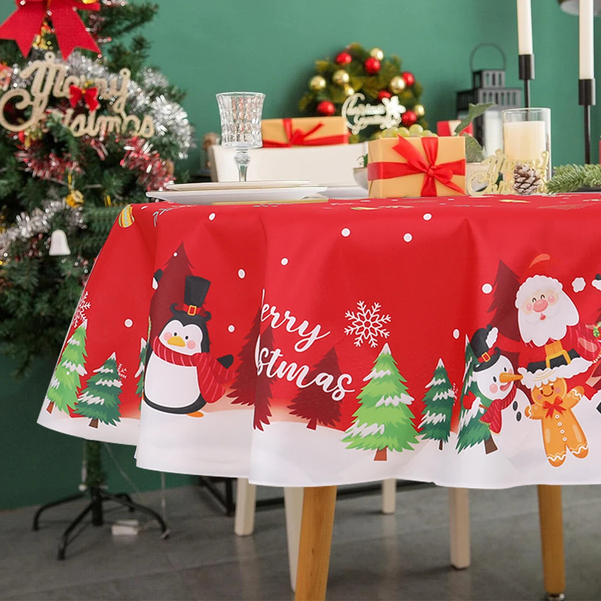 Christmas Round TableCloth