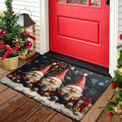 Christmas Gnome Welcome Doormat