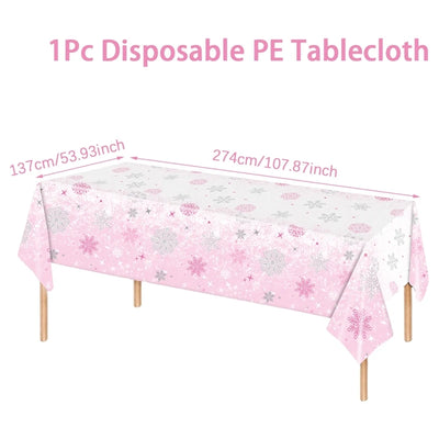 Xmas Snowflake Table Cloth