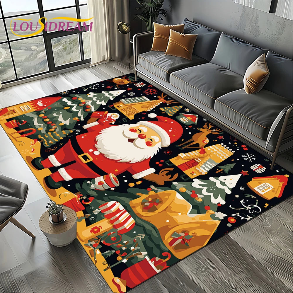 Santa Claus Carpet Rug