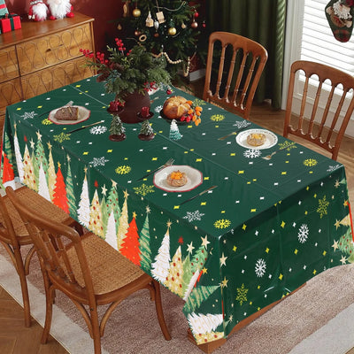 Snowflake Plastic Tablecloth