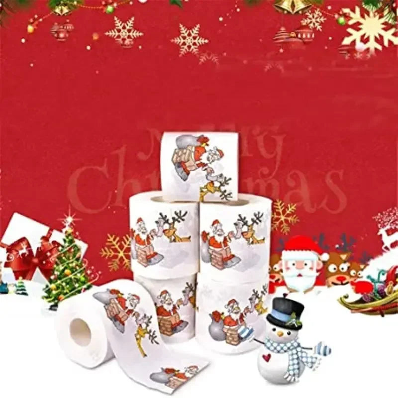Santa Claus Xmas Tissue Roll