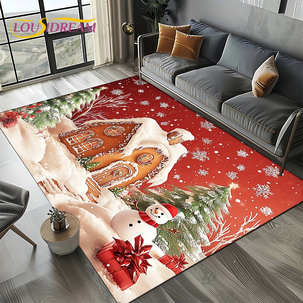 Santa Claus Carpet Rug