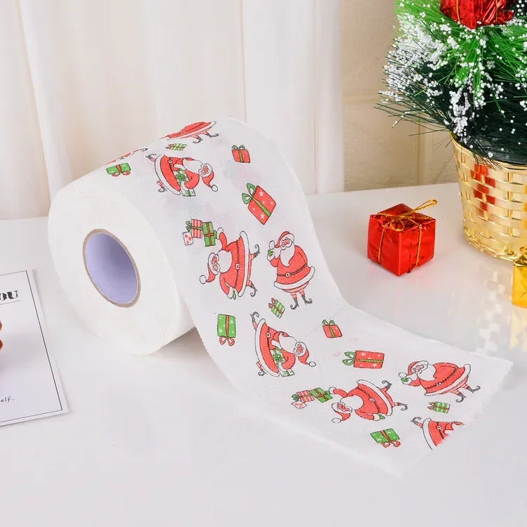 Santa Claus Xmas Tissue Roll