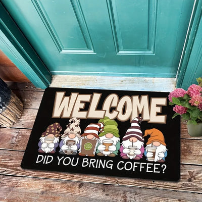 Red Santa Claus  Door Mat