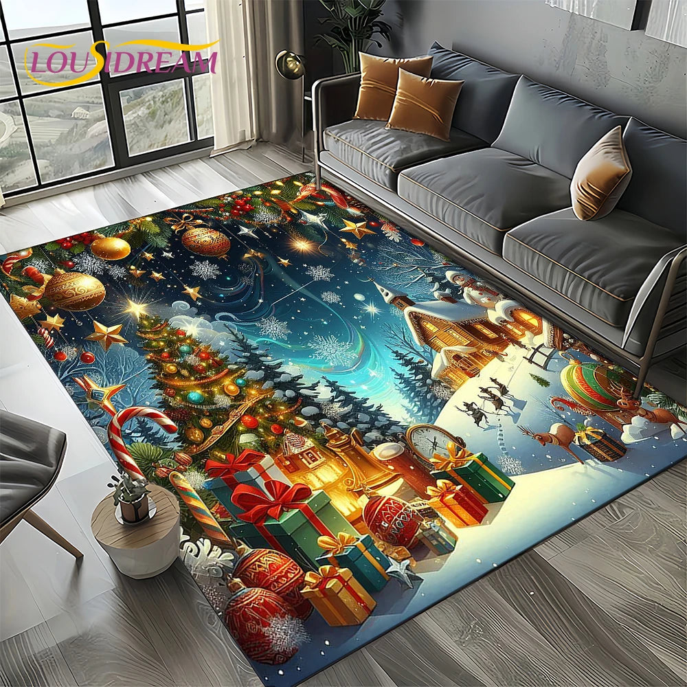 Santa Claus Carpet Rug