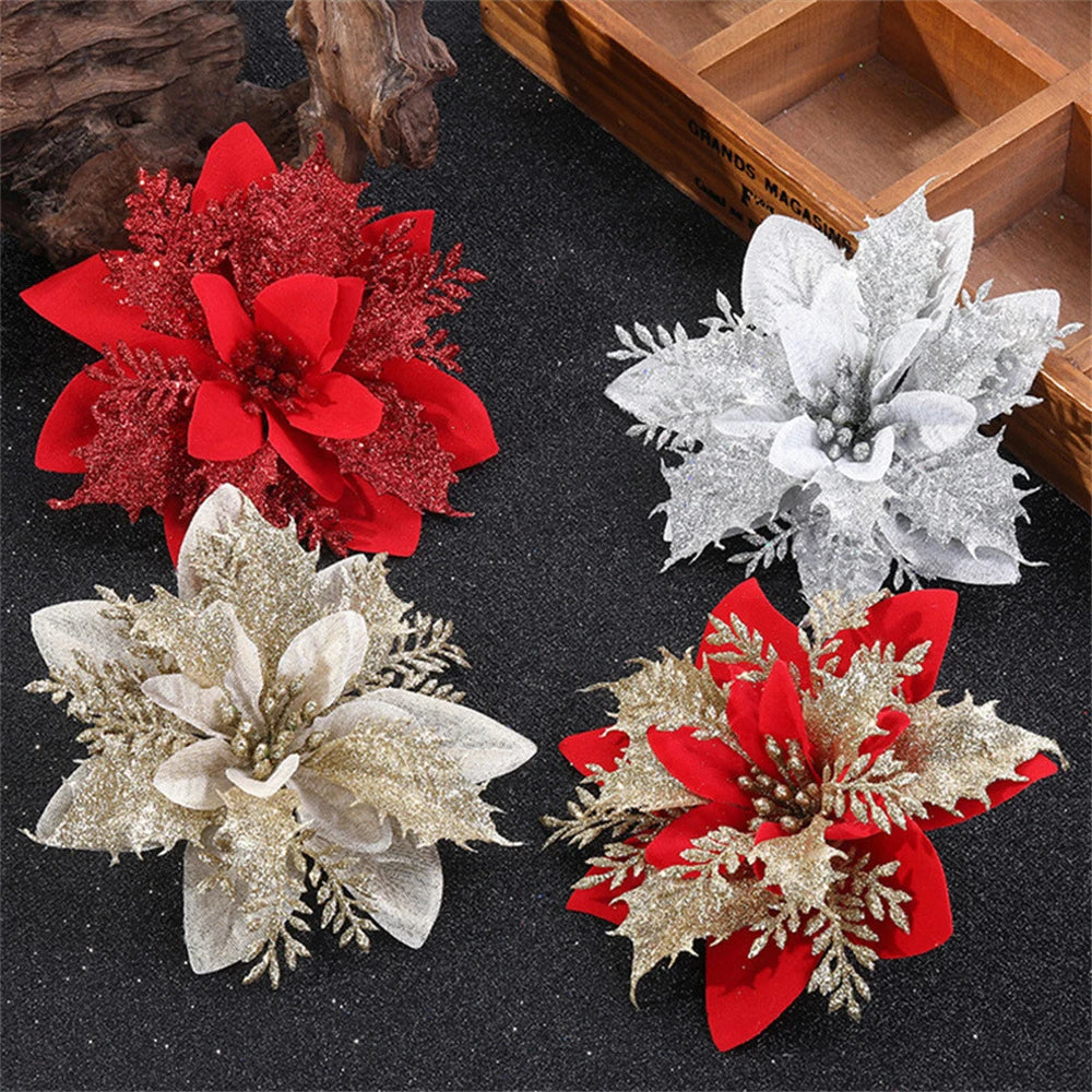 Christmas Flower Ornaments