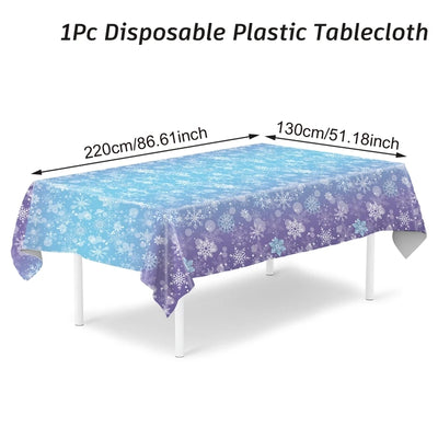 Xmas Snowflake Table Cloth