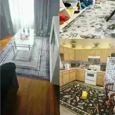 Premium Flannel Christmas Print Rug