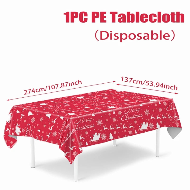 Xmas Snowflake Table Cloth