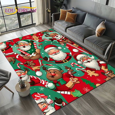 Santa Claus Carpet Rug