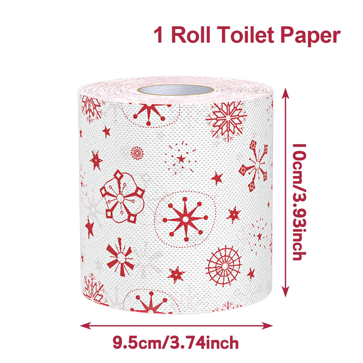 Christmas Santa Claus Bath  Roll Paper