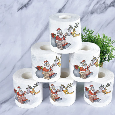 Santa Claus Bath Roll Paper