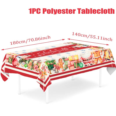 Christmas Santa Claus Tablecloth