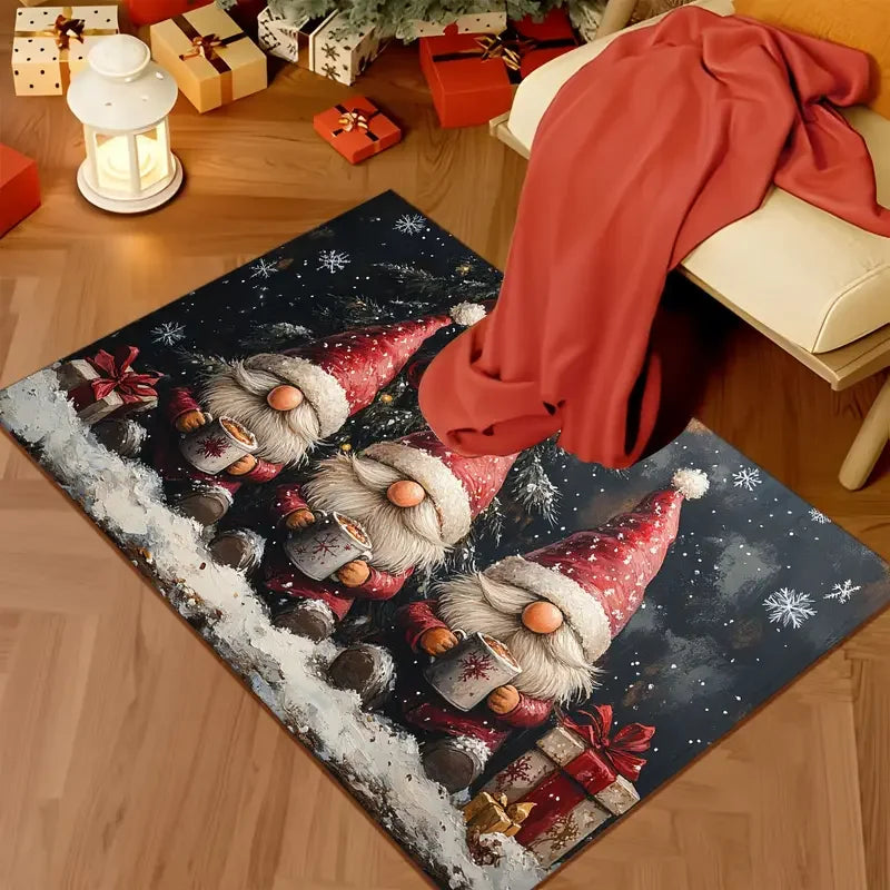 Christmas Gnome Welcome Doormat