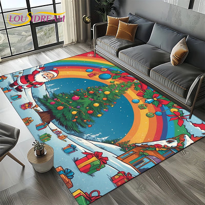 Santa Claus Carpet Rug
