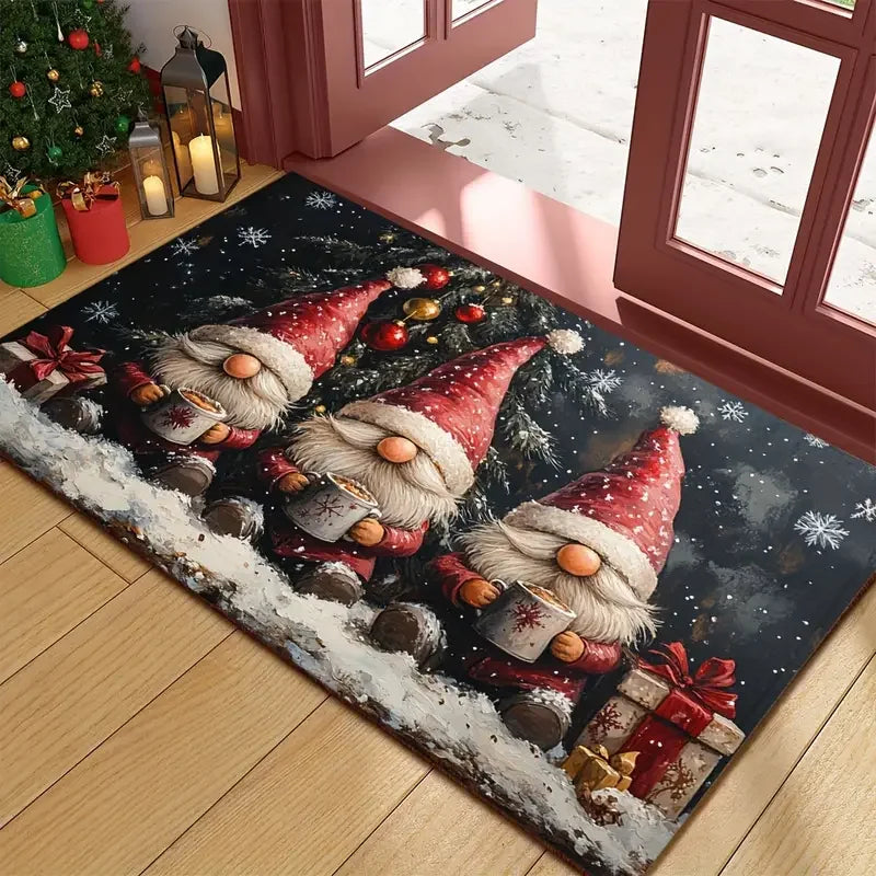 Christmas Gnome Welcome Doormat