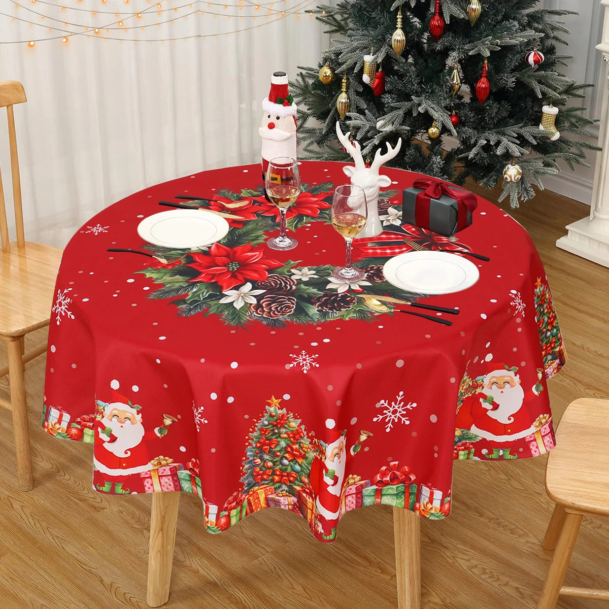 Christmas Round TableCloth
