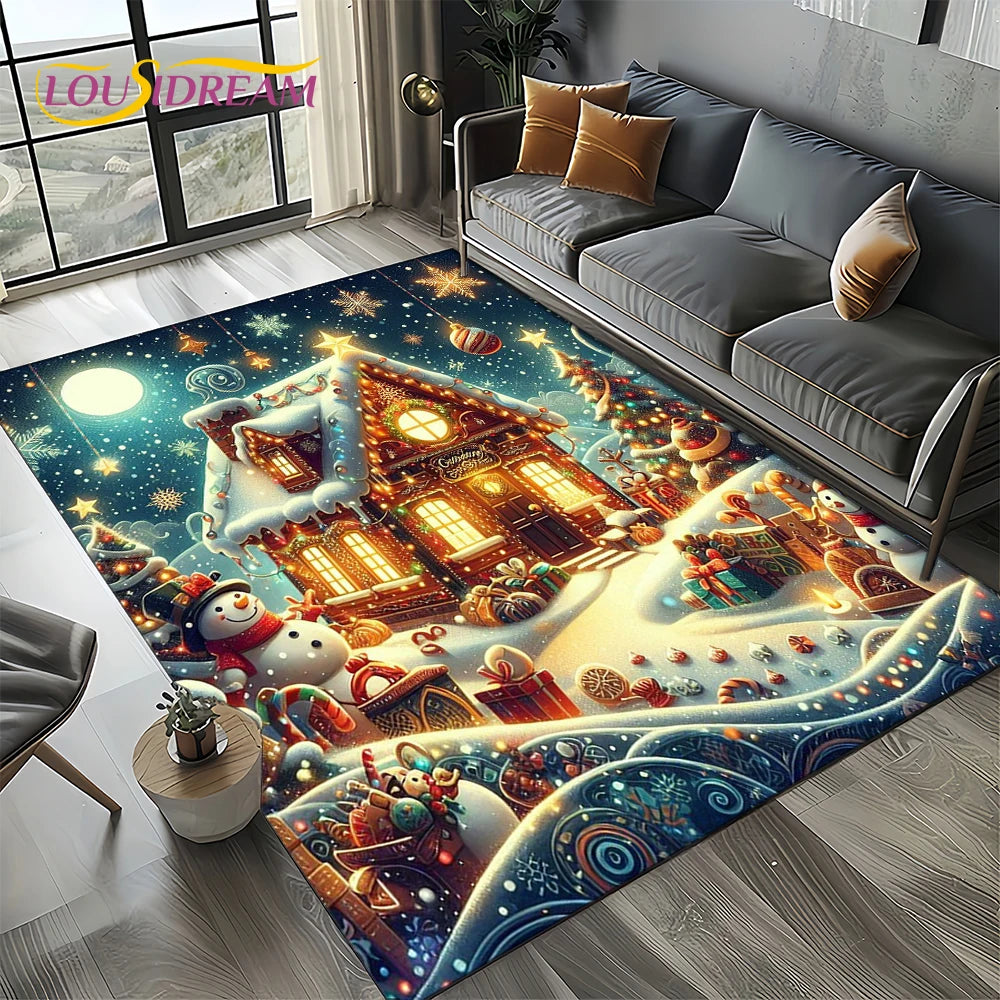 Santa Claus Carpet Rug