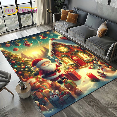 Santa Claus Carpet Rug