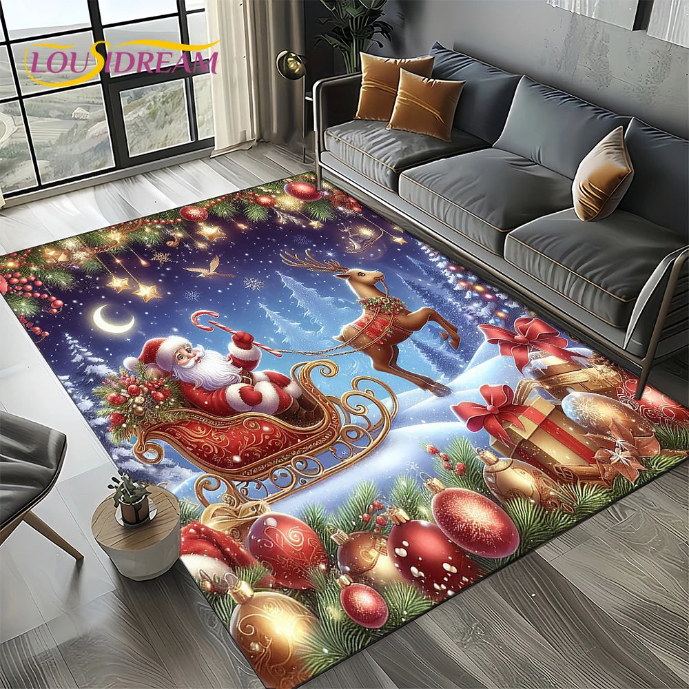 Santa Claus Carpet Rug