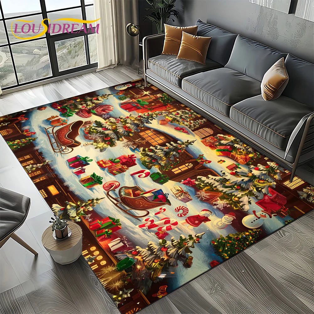 Santa Claus Carpet Rug