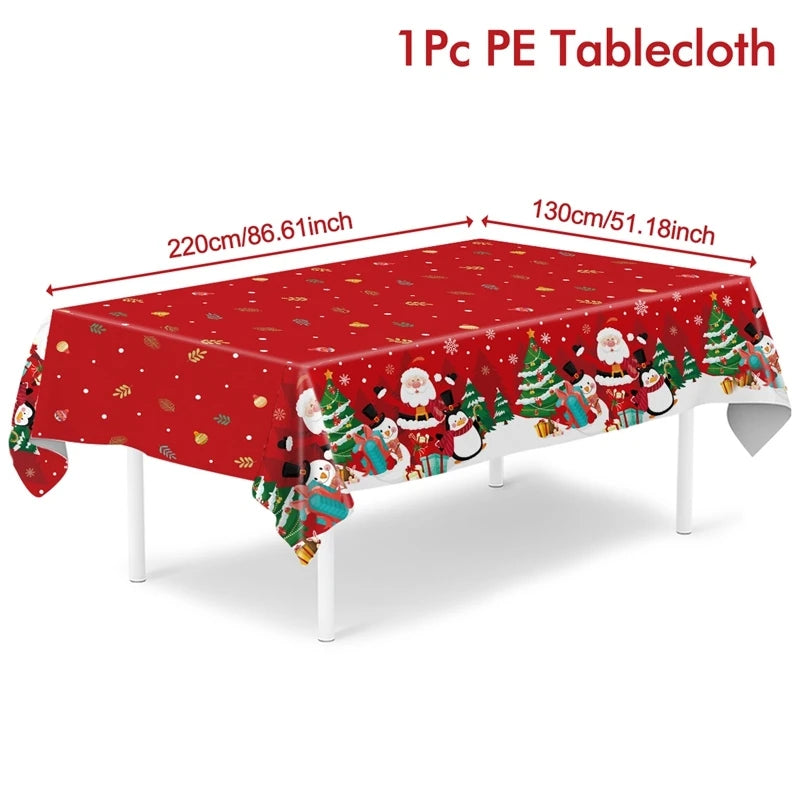 Xmas Snowflake Table Cloth