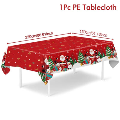 Xmas Snowflake Table Cloth