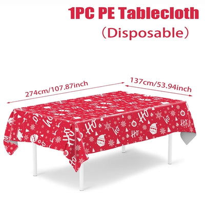 Xmas Snowflake Table Cloth