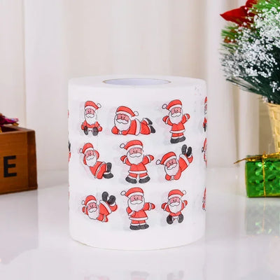 Santa Claus Xmas Tissue Roll