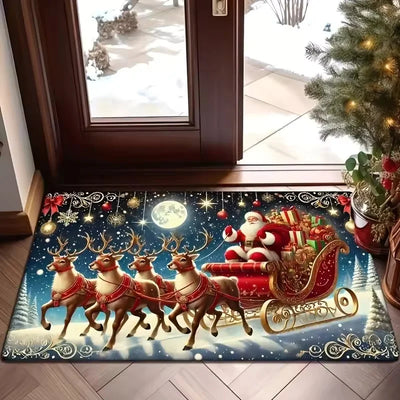 Santa Claus Mat Suitable for Home Entrance